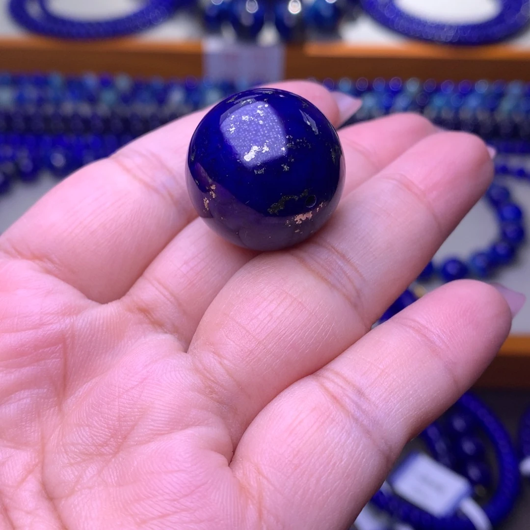 青金石未镶嵌单珠22.8m