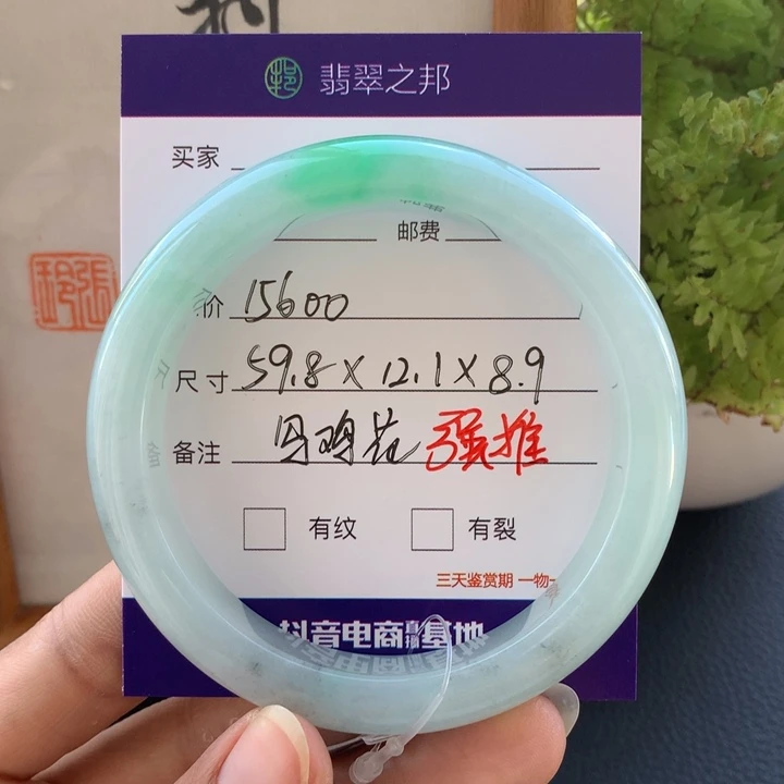 翡翠未镶嵌手镯翡翠手镯59+
