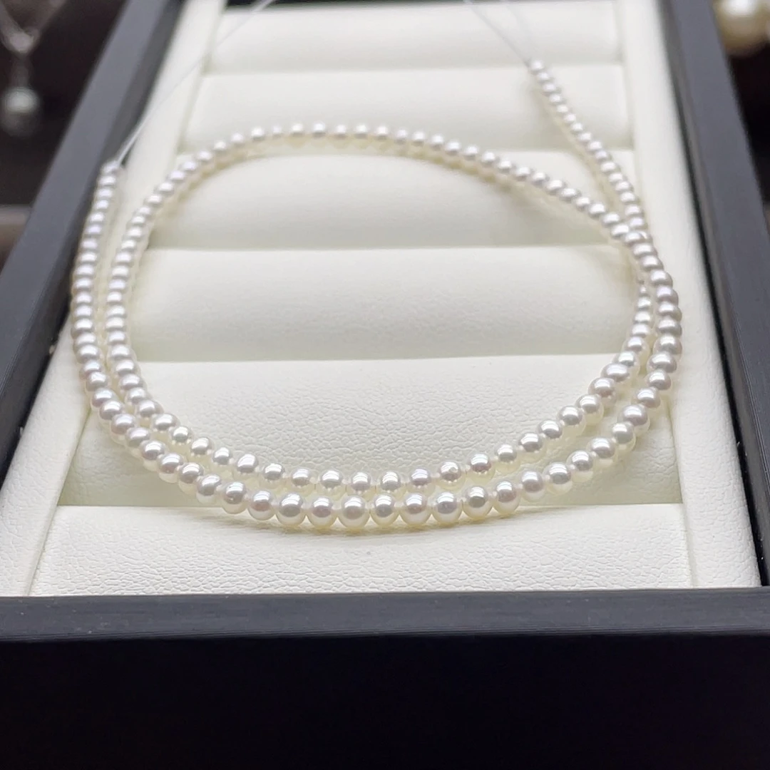 颈饰银S925镶嵌淡水珍珠