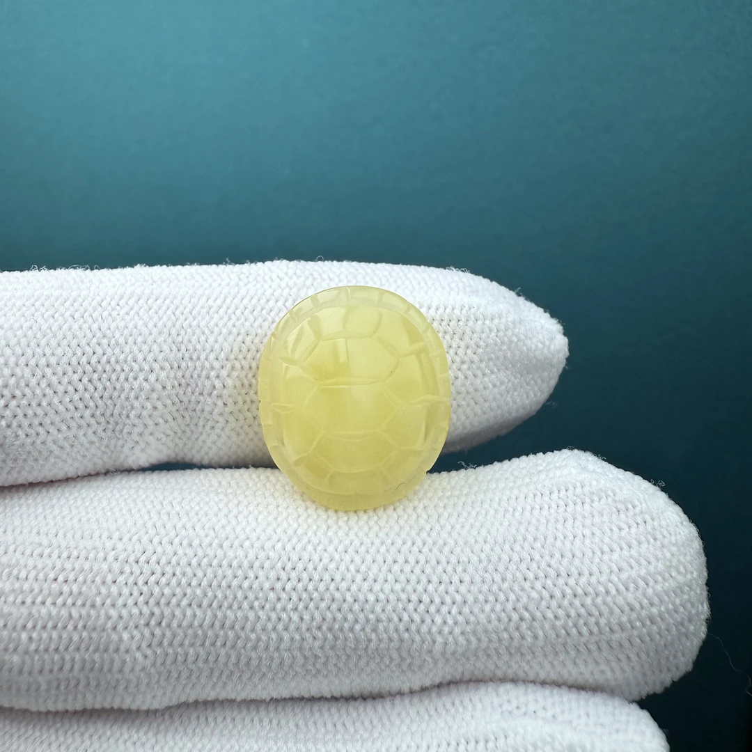 F1843天然原矿蜜蜡富甲16*18*11mm支持复检假一罚十