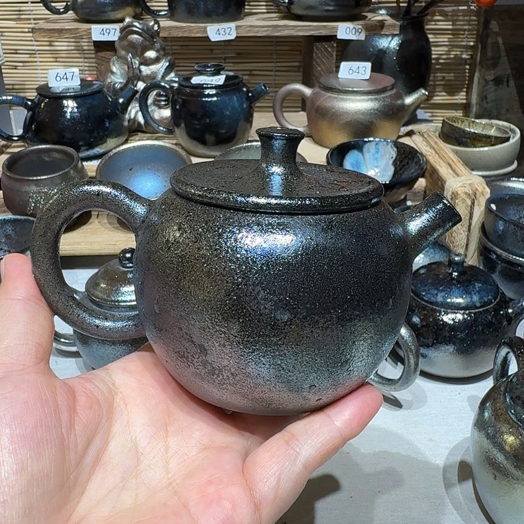 M***.壶建水紫陶紫泥柴烧壶