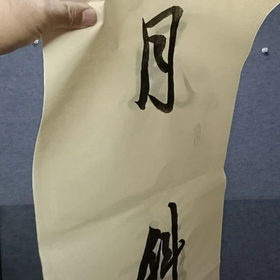 清***人书法仿古对联书法作品鞋