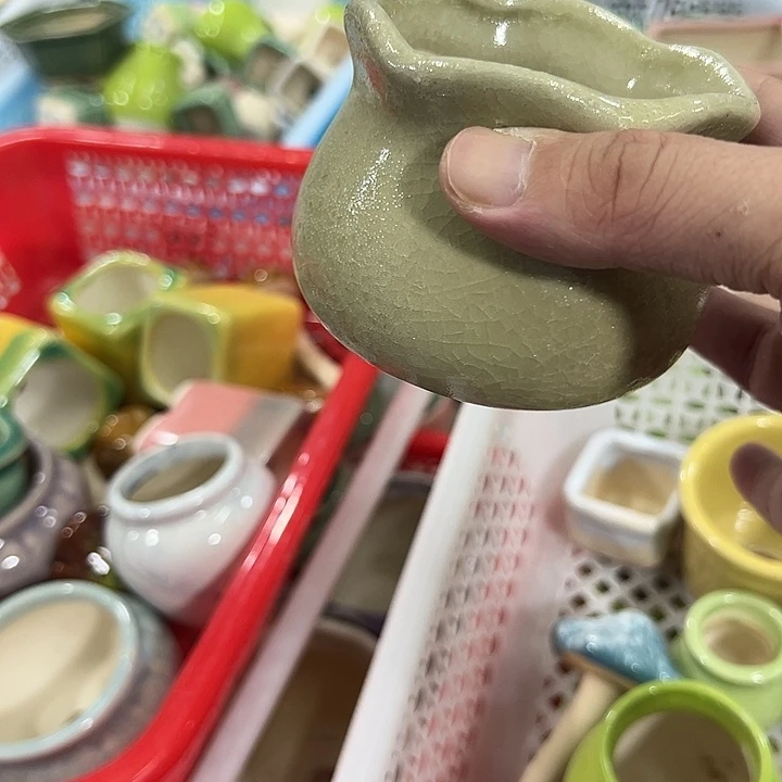微瑕陶瓷花盆满9.9发