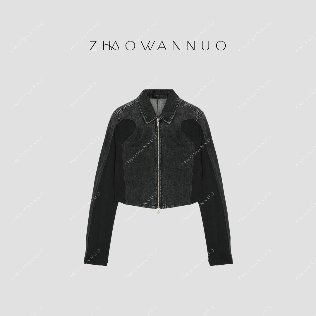 ZHAO WANNUO 丨Die*el修身短款牛仔夹克外套NC0749