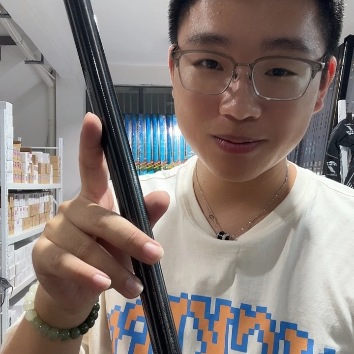 抄网杆。    2.1m好