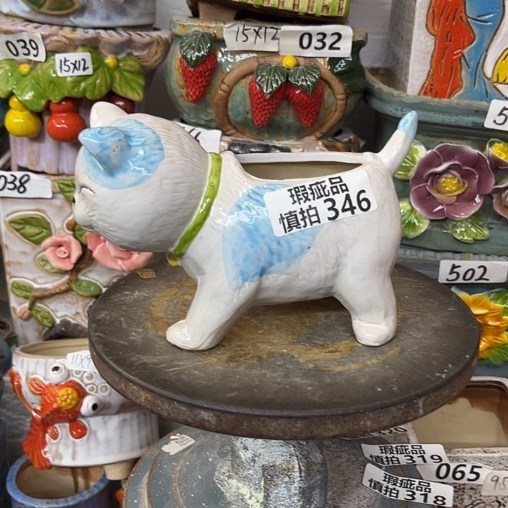 粗陶材质多肉花盆