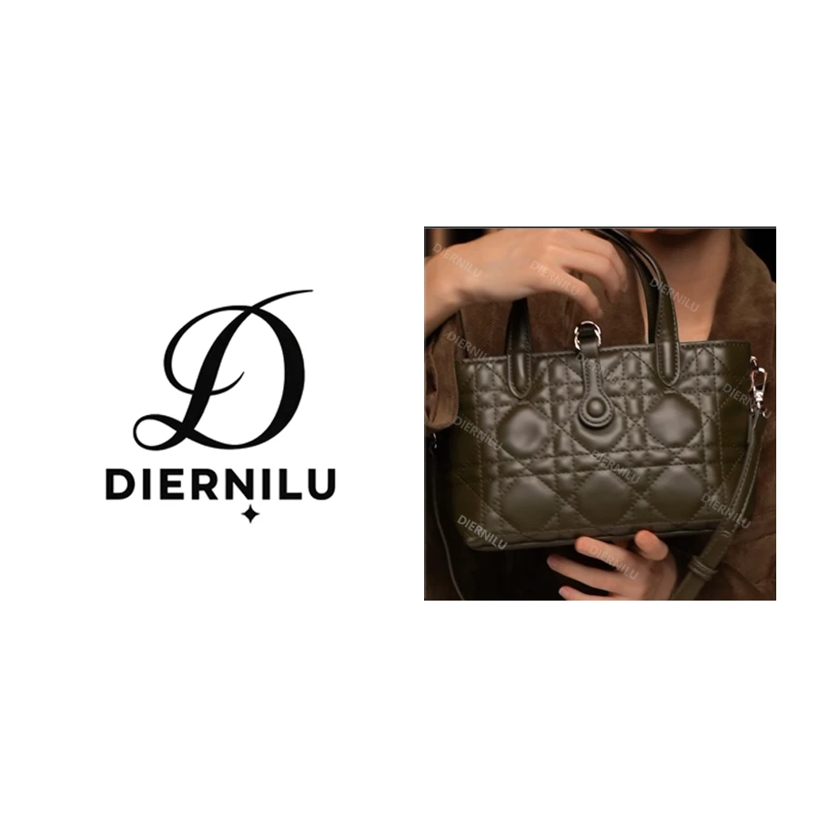 DIERNILU/23cm 原创高定真皮包-H1395