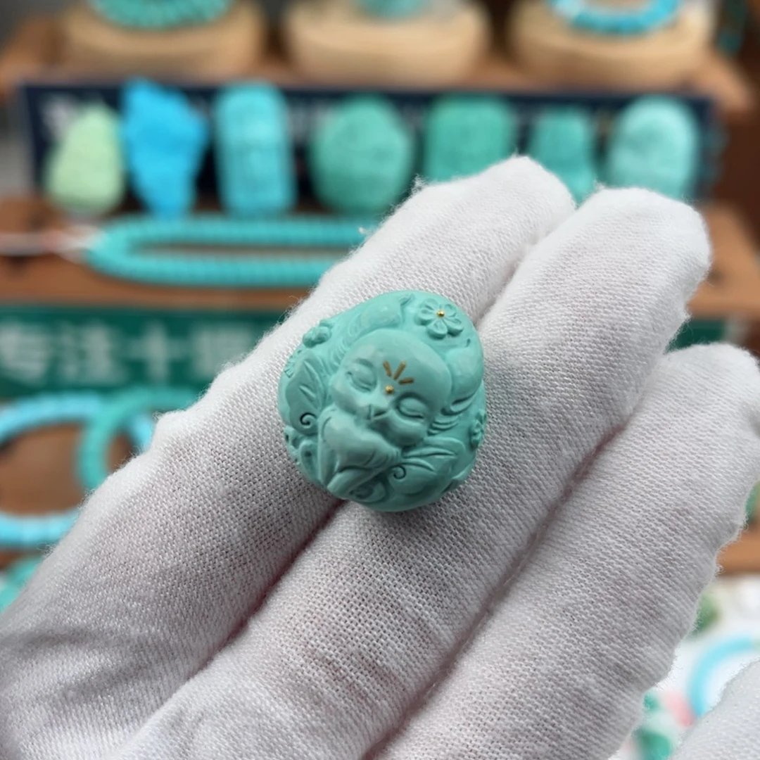未镶嵌绿松石凤九