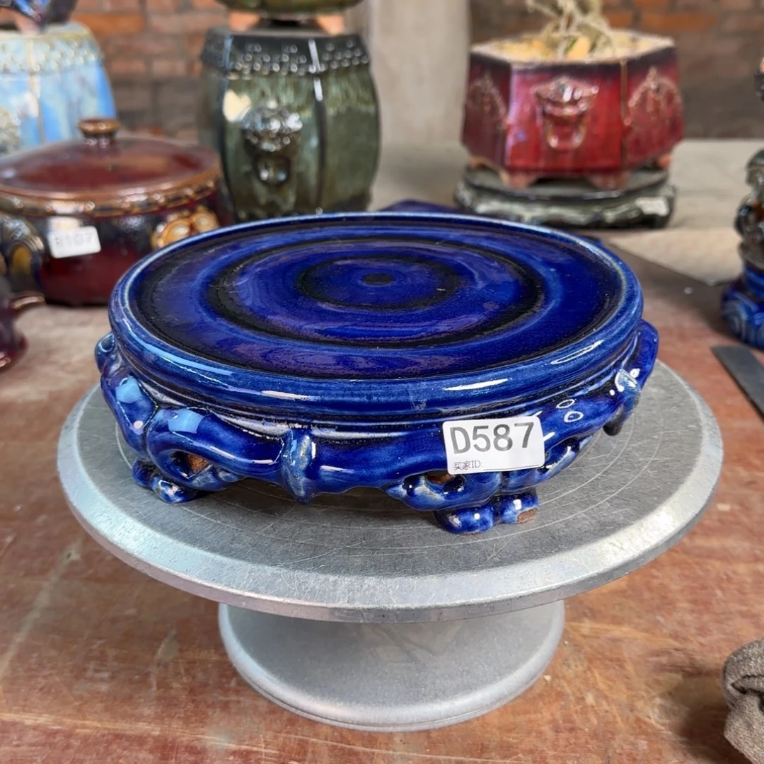 红泥花盆汝*587瑕疵品