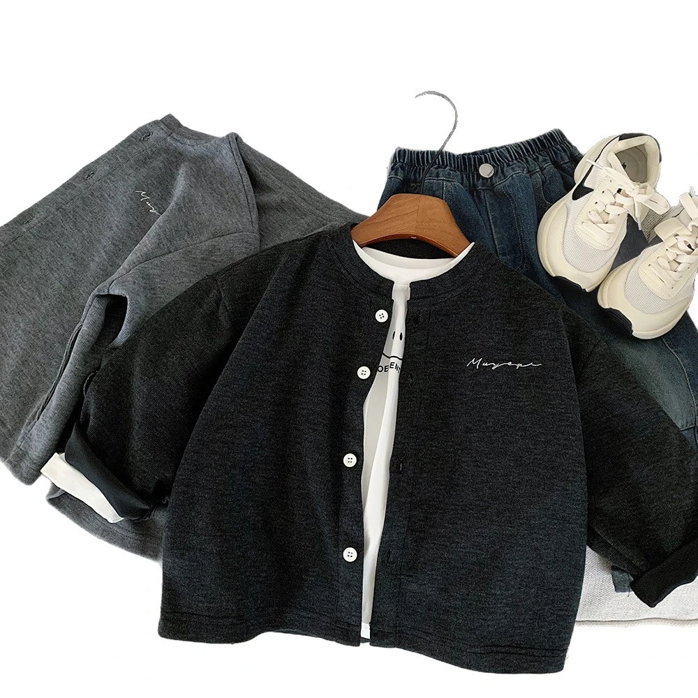 木野秋季外套童装男女童韩版针织开衫儿童服饰休闲上衣潮