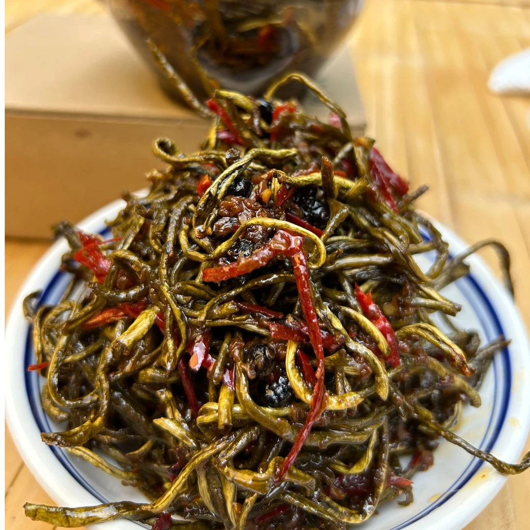 晒豆角 老坛晒豆角 湖南特产开瓶即食308克