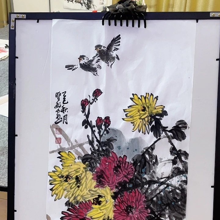 国画张圣敏先生纯手绘作品