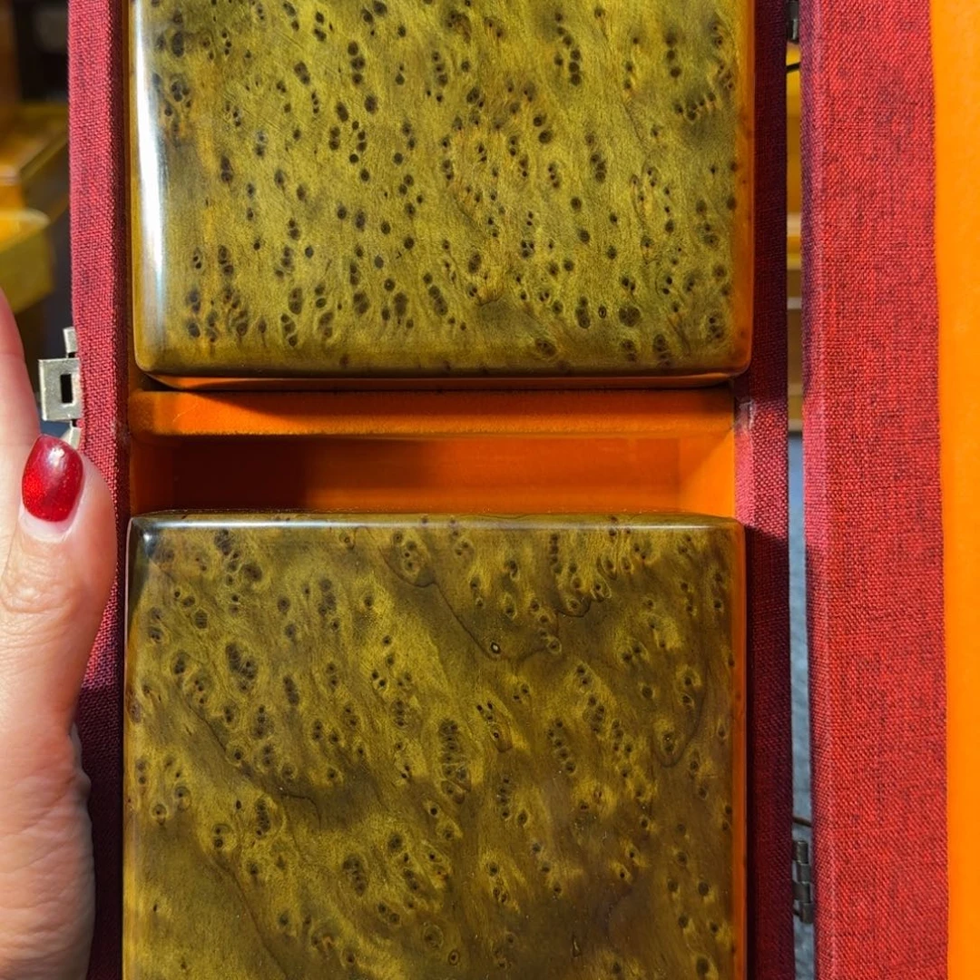 金丝楠乌木收纳盒木一对m 13
