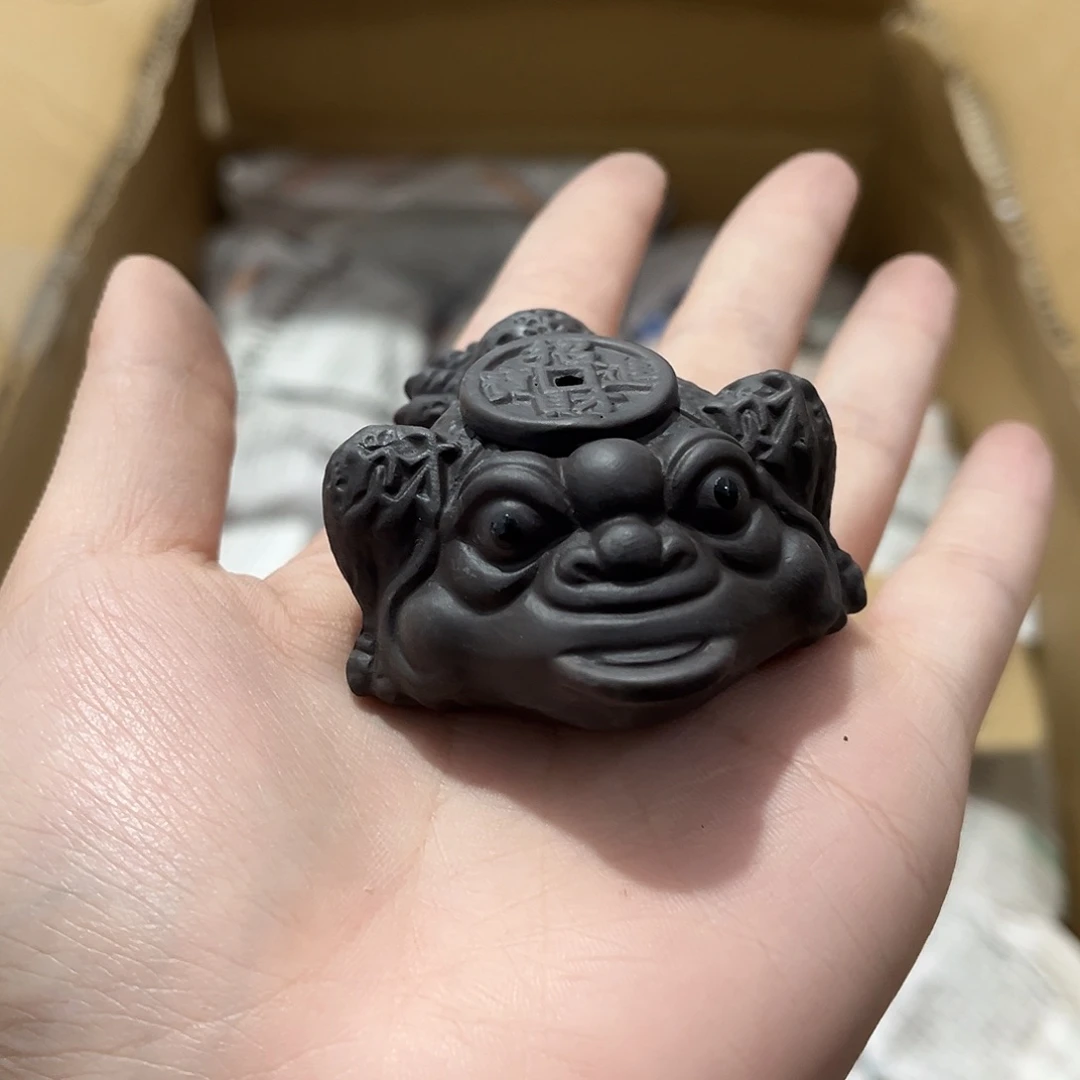 瓷片茶摆件工艺品摆件666