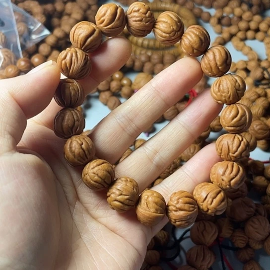 吊坠桃核悠***山秦岭龙纹金刚龙15尺寸手串微修