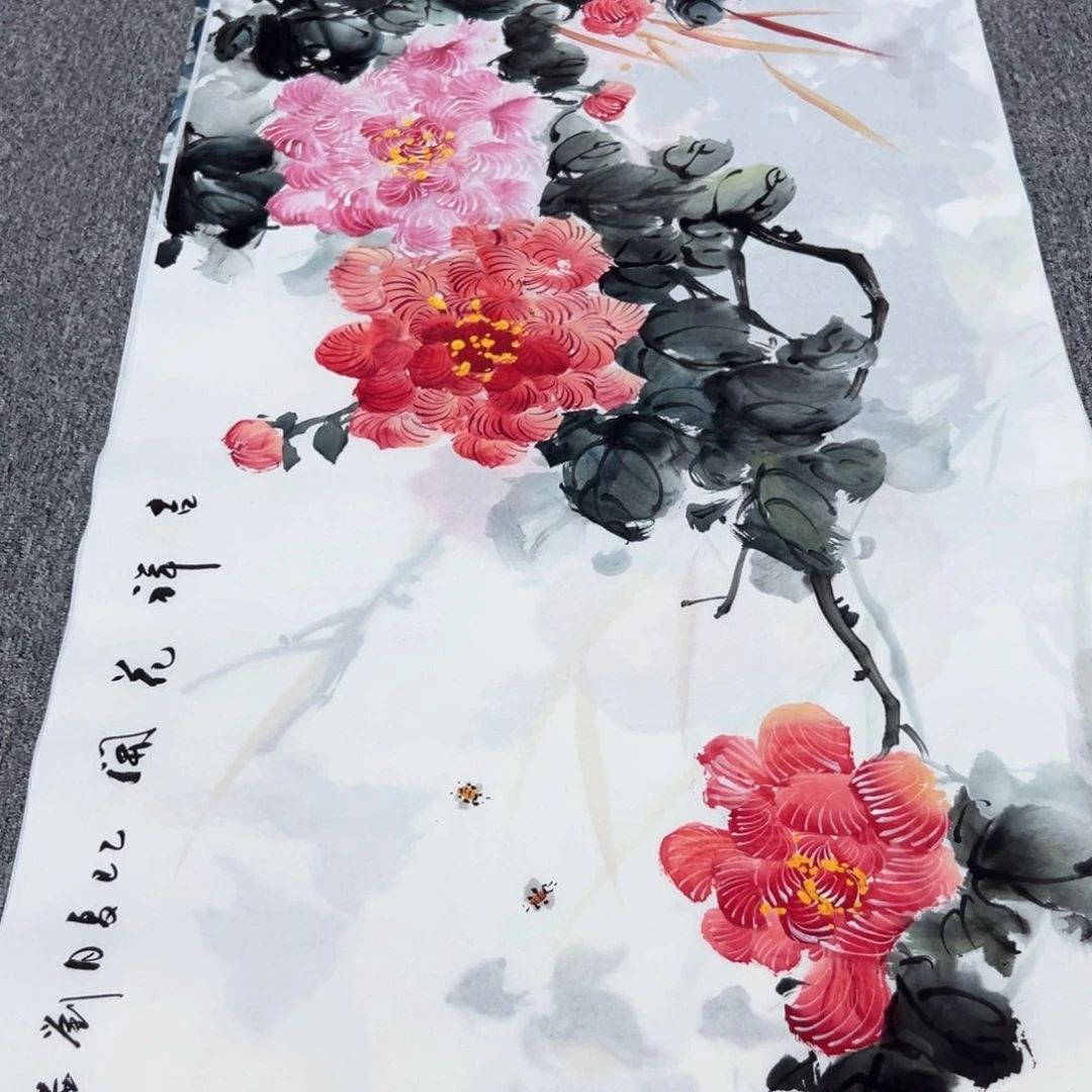 国画国画作品多次入选国内外