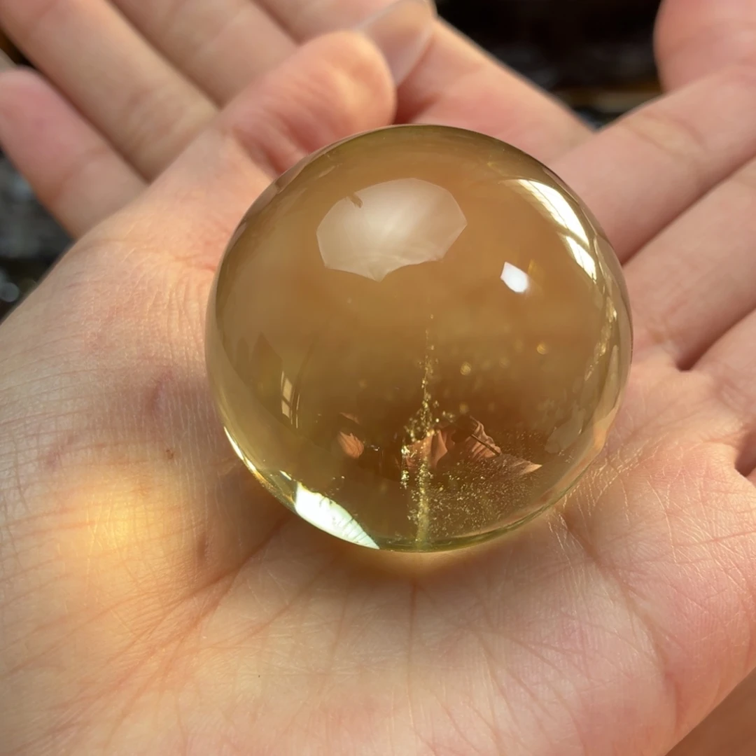 水晶未镶嵌珠宝半成品41.5mm