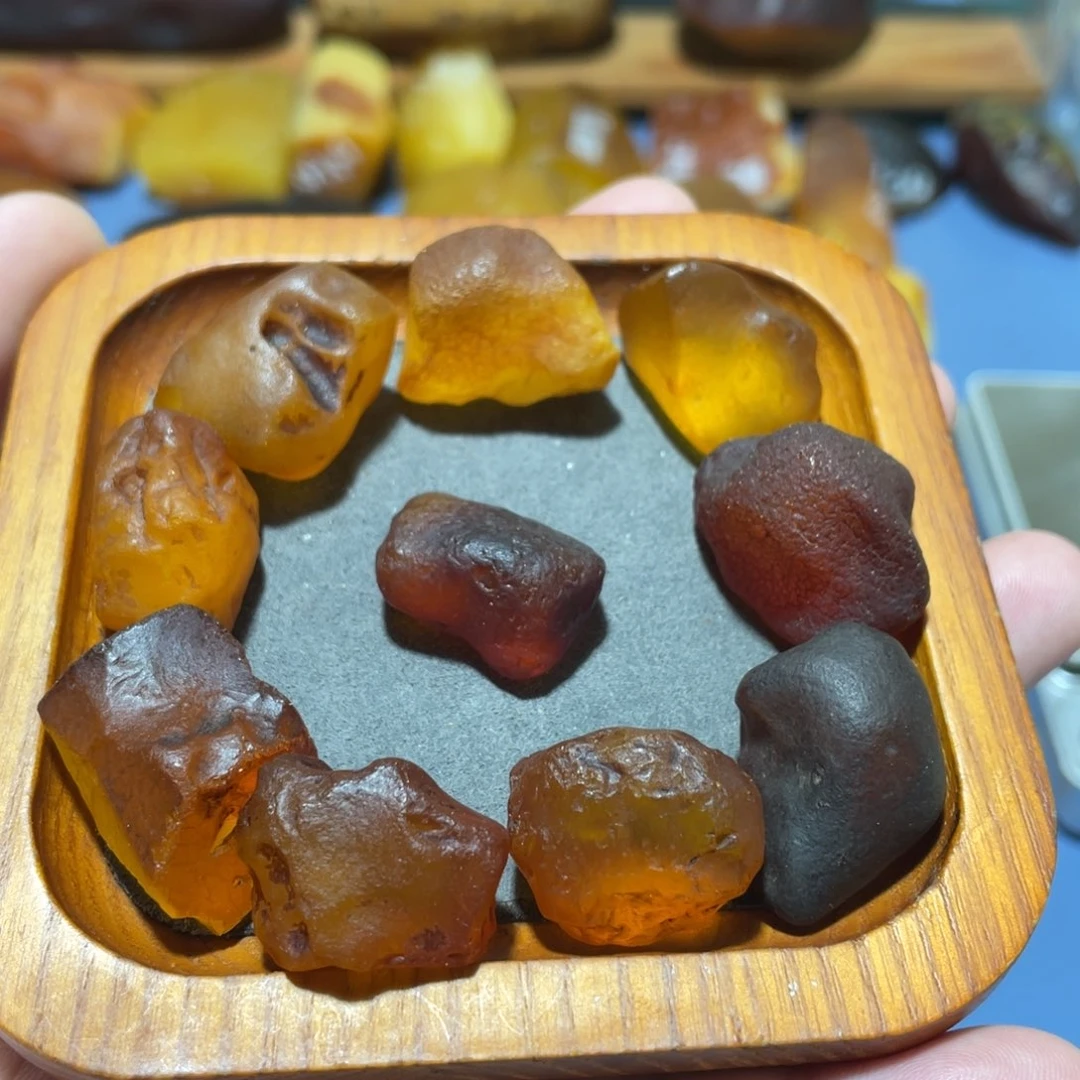 未镶嵌定制蜜蜡波罗的海琥珀蜜蜡随形手串