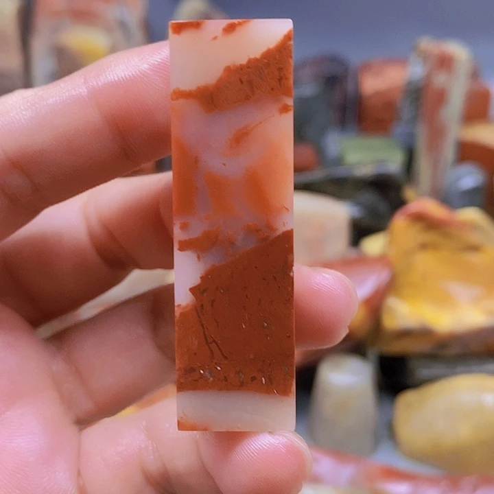 时***转寿山石印石天然原石