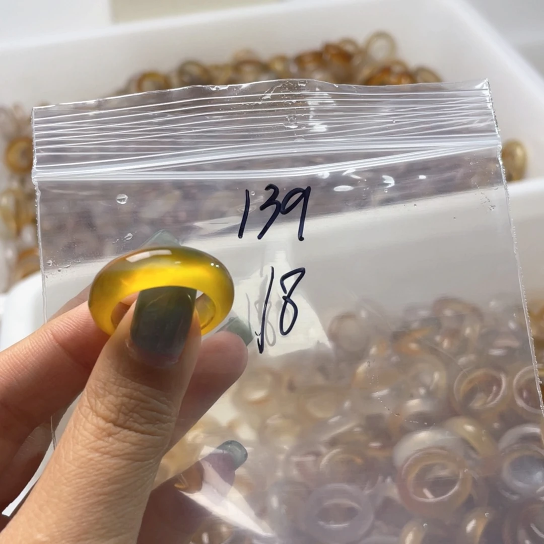 玛瑙/玉髓戒指合金139