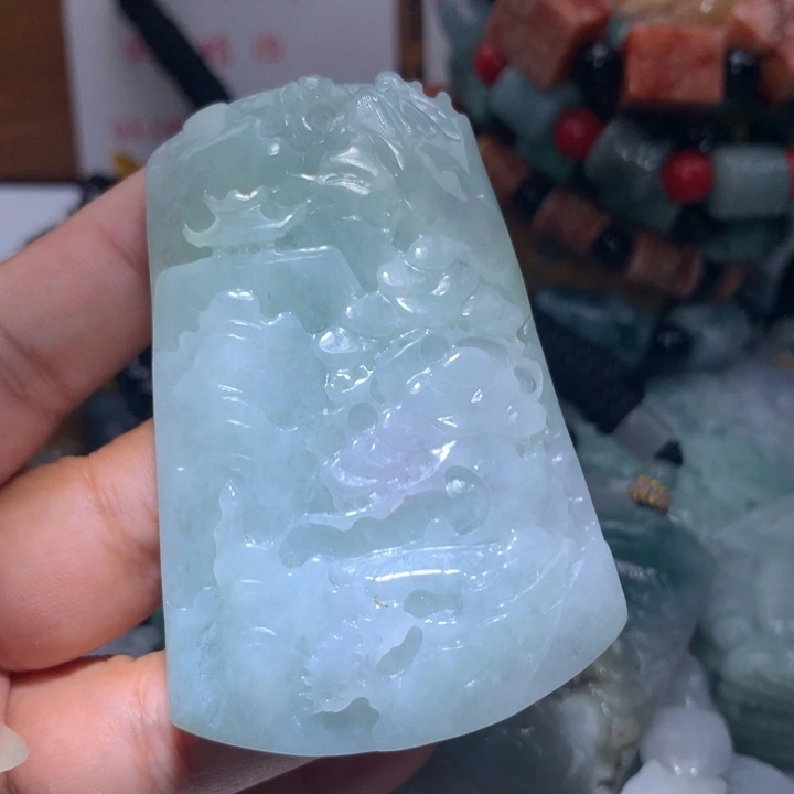颈饰未镶嵌翡翠保真天然A货翡翠