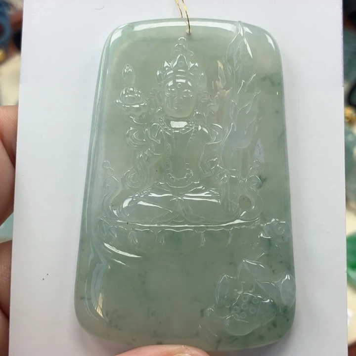 翡翠未镶嵌颈饰天然翡翠a货