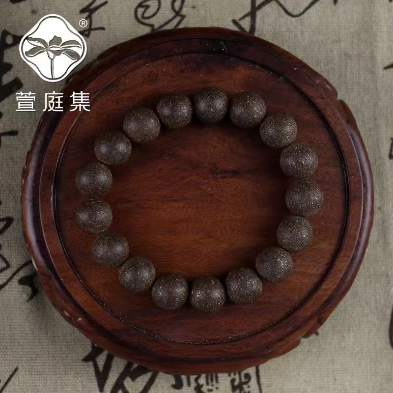臧红花贞结树安古法合香珠 1.2单圈
