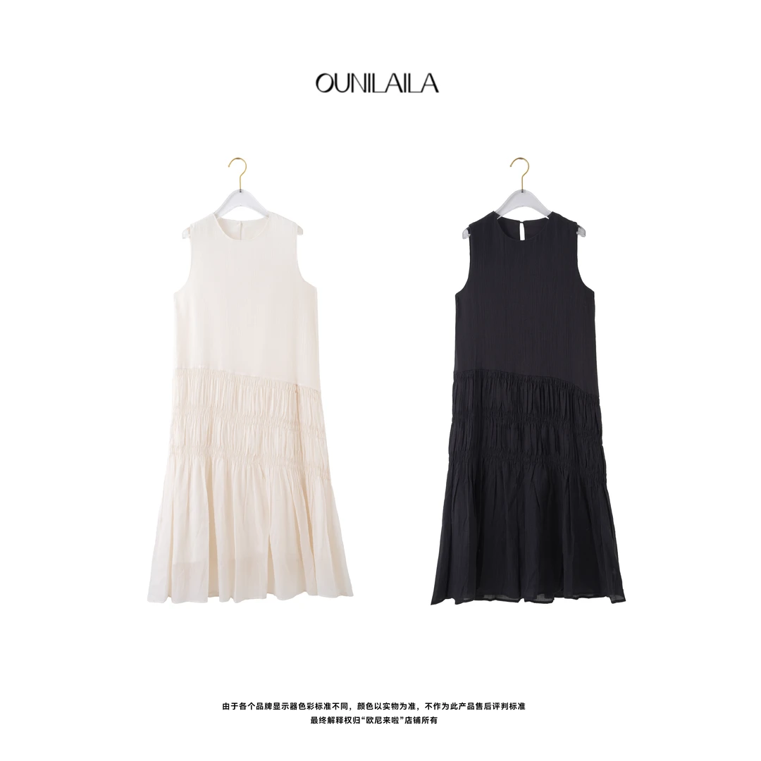 欧尼家【仙隐】仙气感轻盈连衣裙 / 2025气质淡雅长裙LYQ7886N