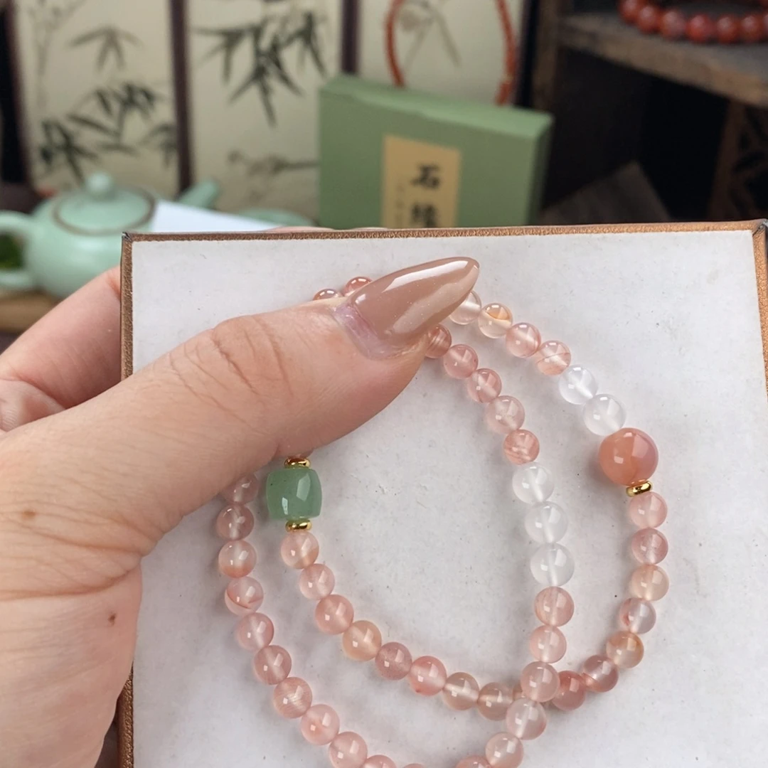 南红玛瑙未镶嵌手链