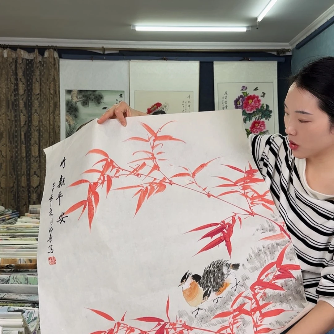 纯手绘国画作品作品