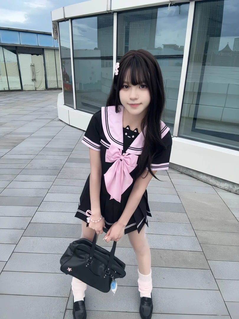 【樱之初】小甜也jk原创水手服收腰制服套装日系学院风水手服推荐