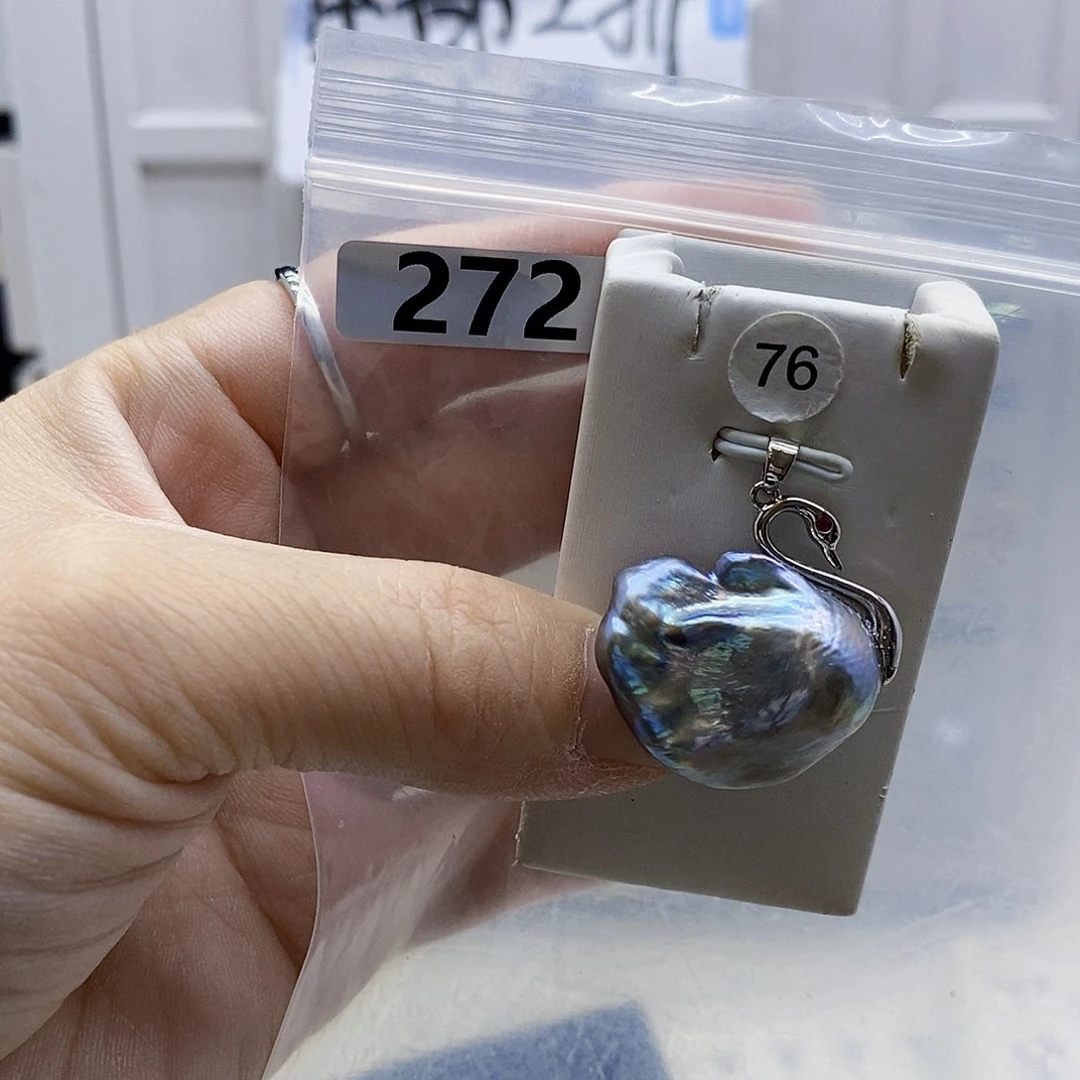 颈饰合金淡水珍珠