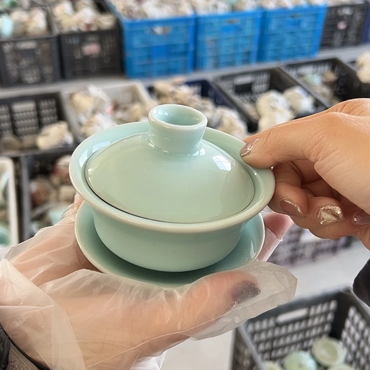 青瓷小米茶器龙泉青瓷