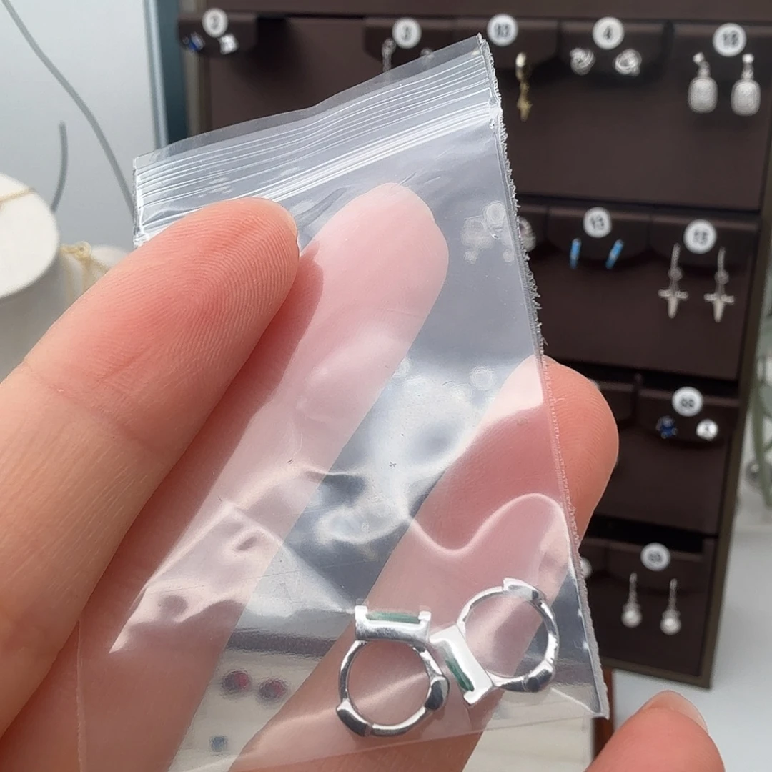 925银合成立方氧化锆925通体纯银耳饰