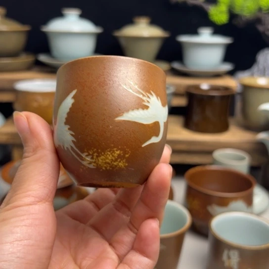 不***?纯手工草木灰主人杯