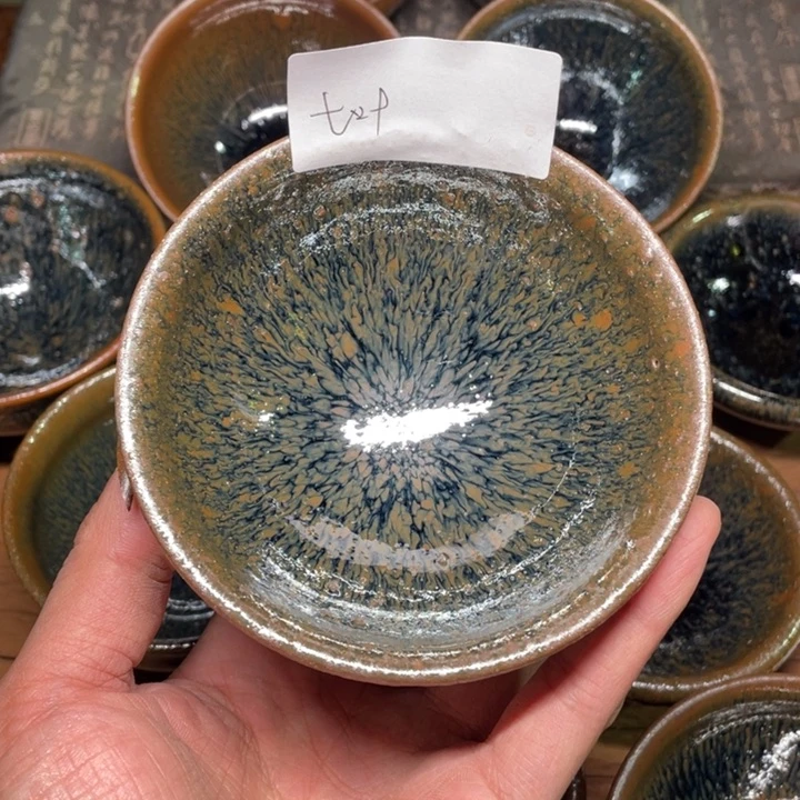 茶盏七****叶零添加柴烧作品