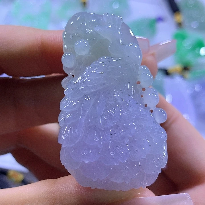 翡翠未镶嵌颈饰天然翡翠A货吊坠