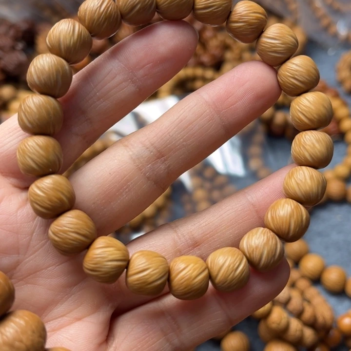 猴头核桃手串黑点封口线