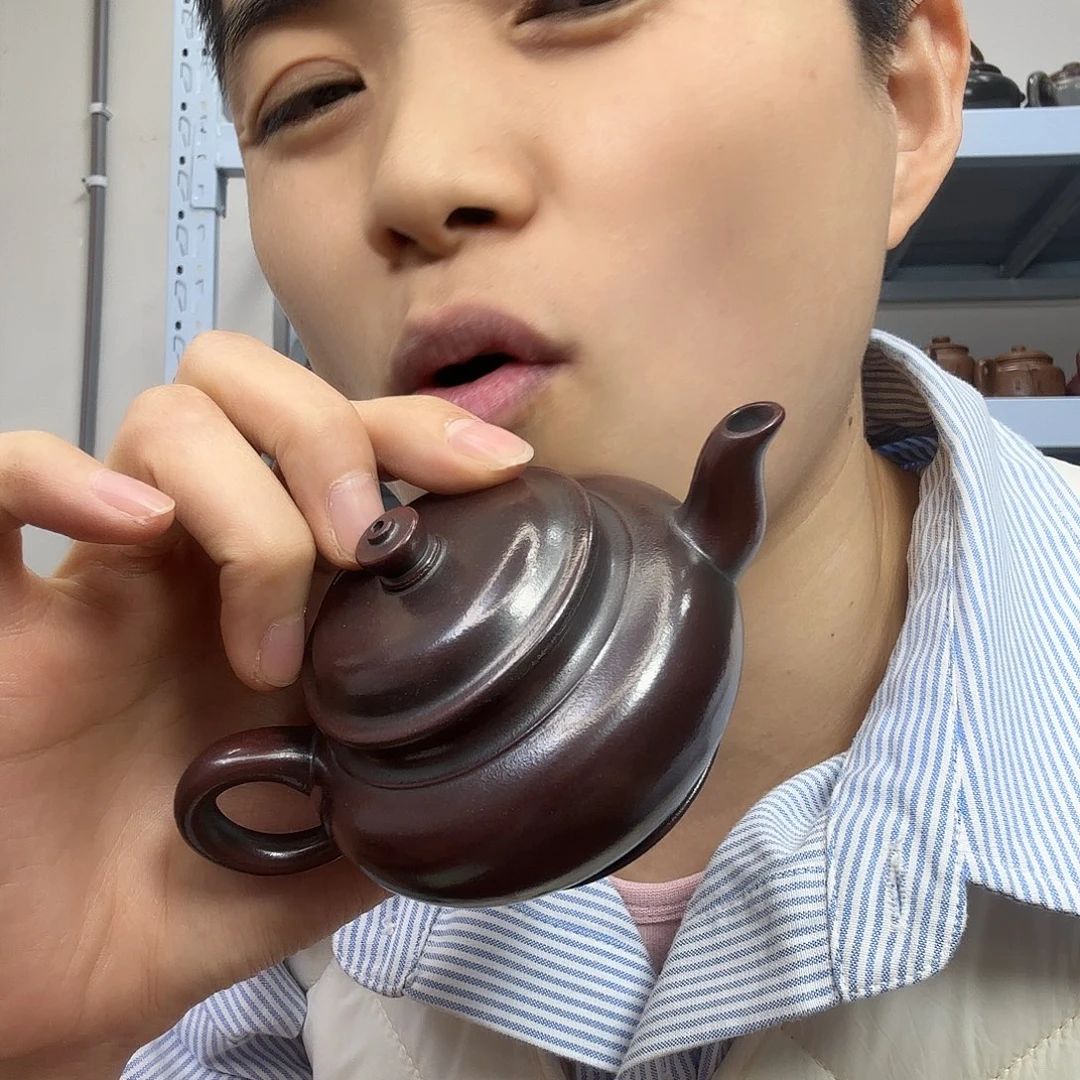 茶壶紫砂民间手艺人全手工制作