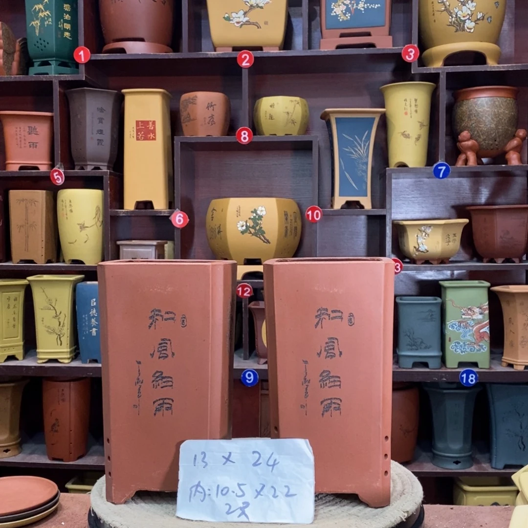 紫砂艺术紫砂花盆