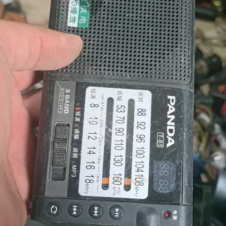 有机玻璃收音机无配件出售