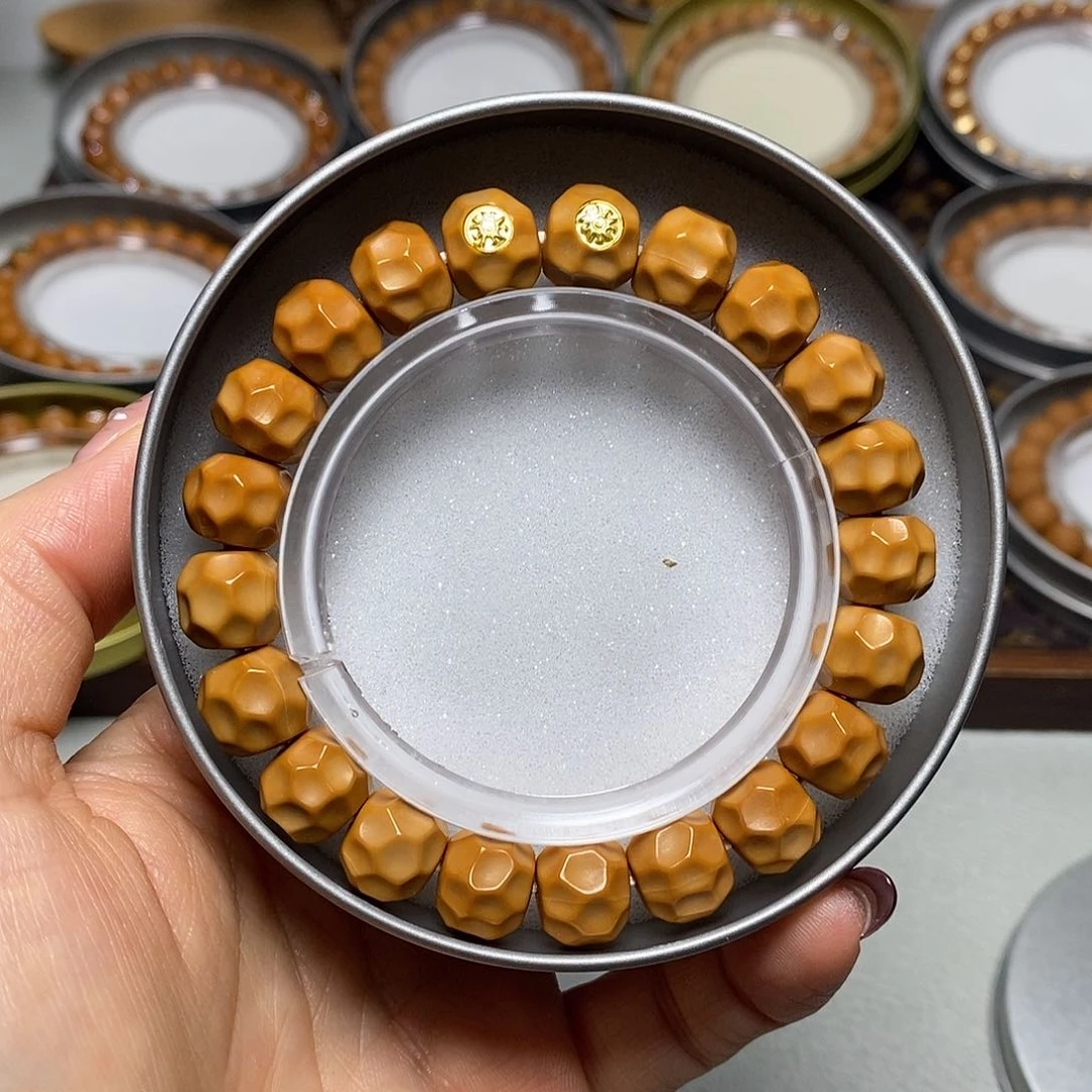 猴头核桃手串366号12左右18K双标黑金龙炎无相全品