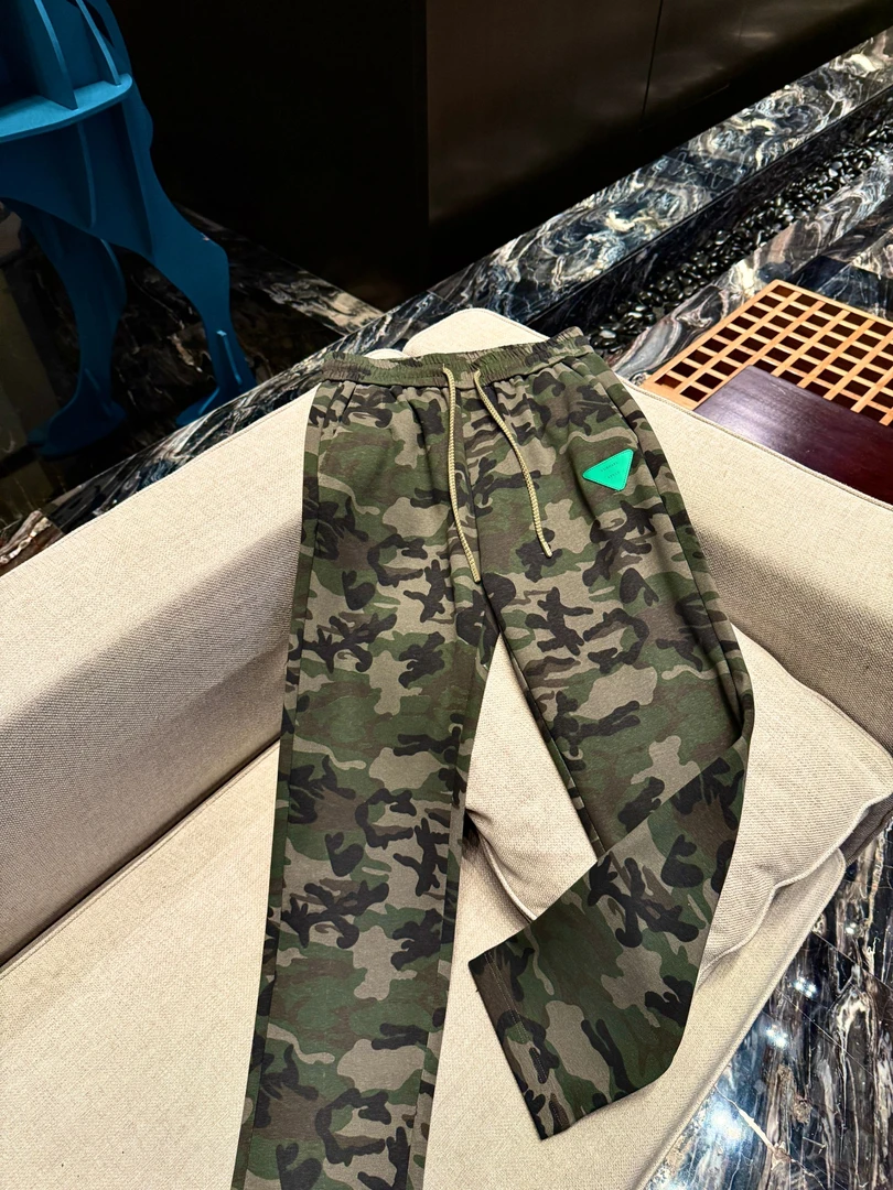 【沼泽迷彩裤】B*V秋冬新款轻奢迷彩色梭织休闲裤潮牌时尚百搭5807