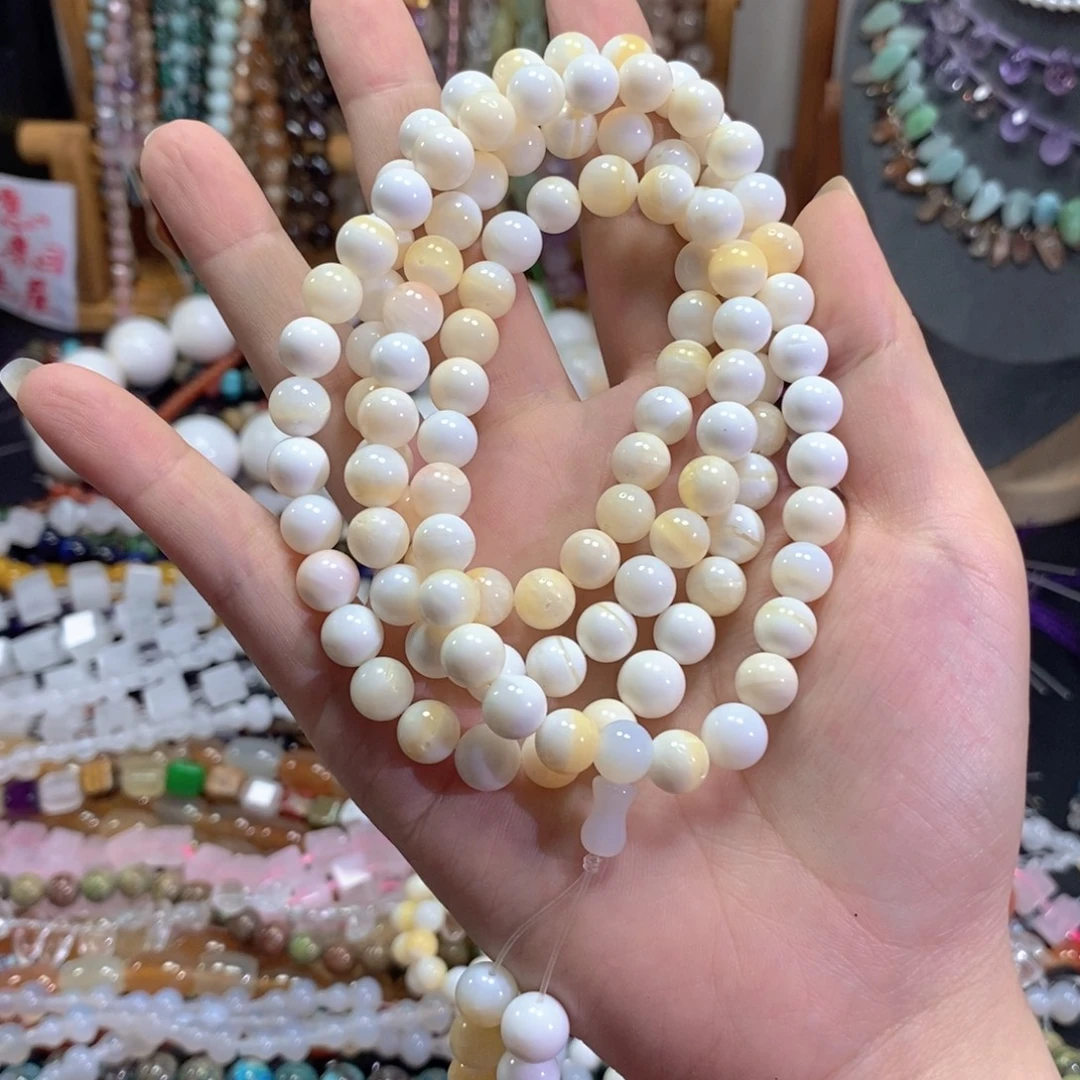 未镶嵌玛瑙/玉髓珠宝半成品车车一条卡8mm