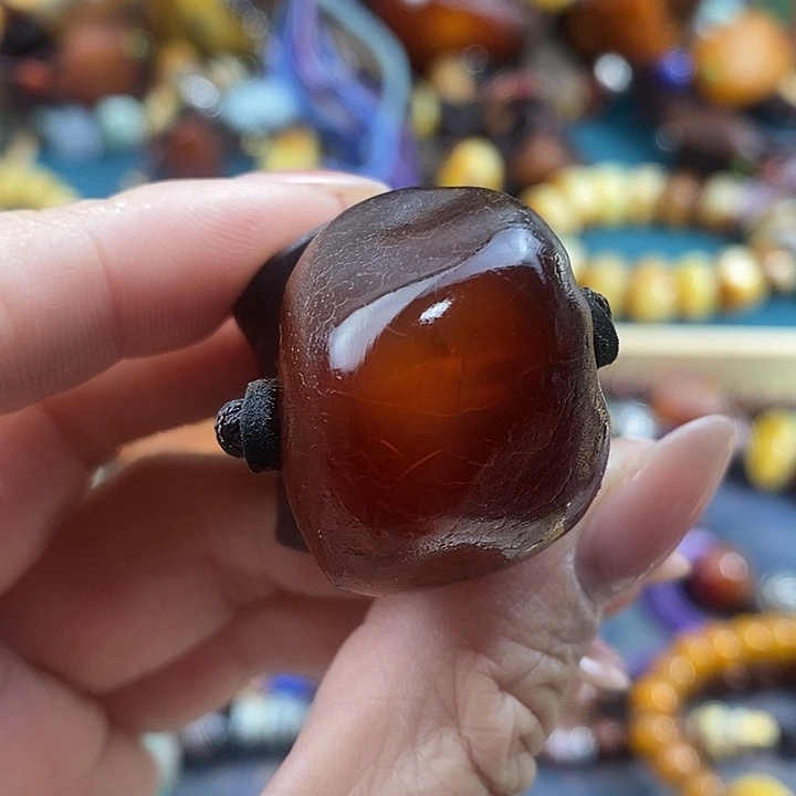 蜜蜡未镶嵌戒指戒指