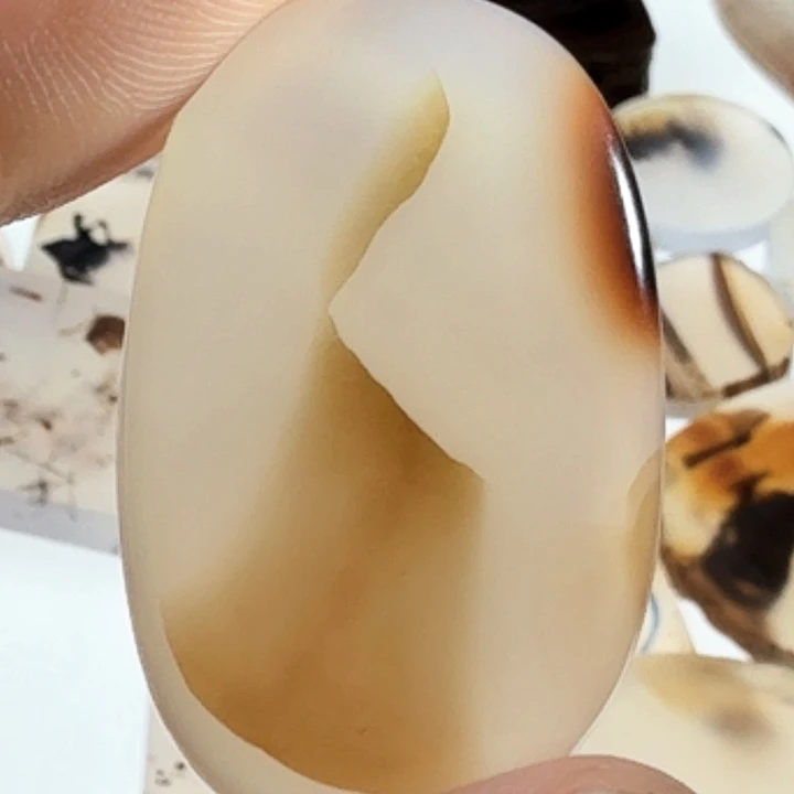 玛瑙/玉髓钛钢珠宝半成品