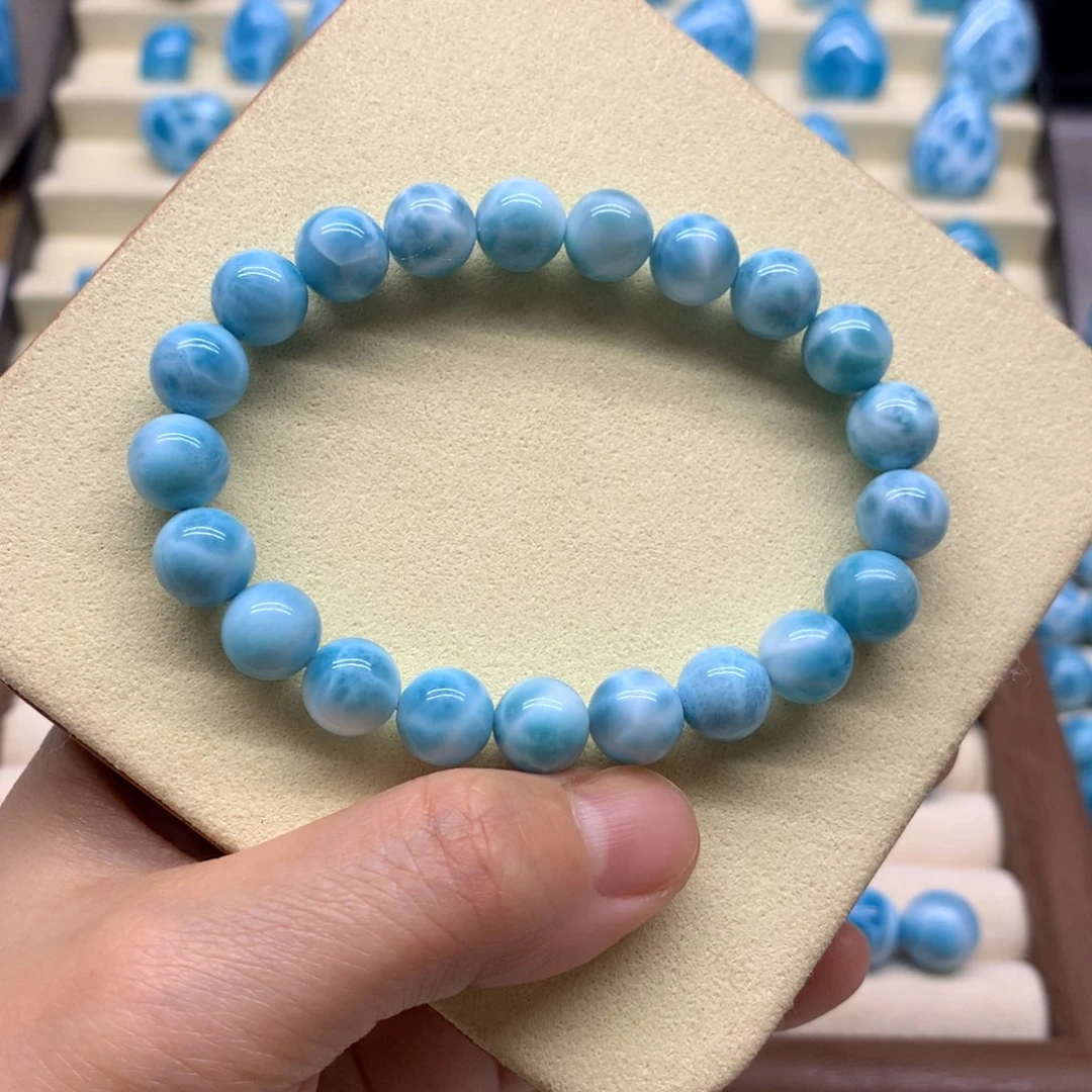 针钠钙石（海纹石）未镶嵌手链