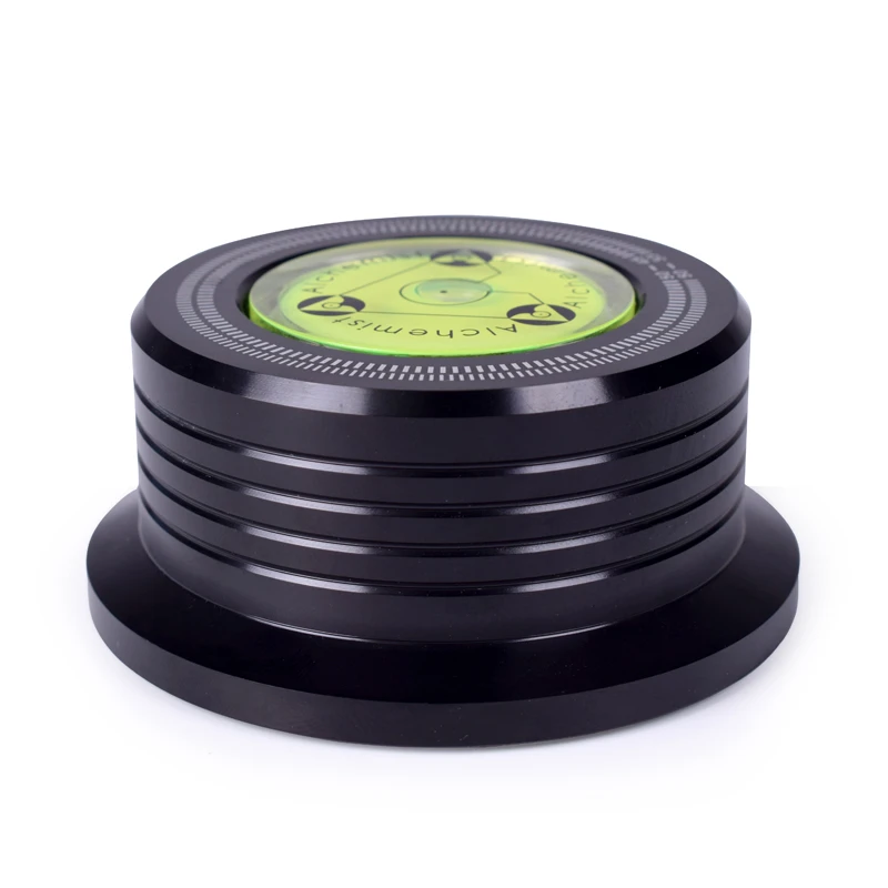 全铝LP黑胶唱片镇LP唱机专用压镇垫 水平仪 水平尺 测速卡 刻度线