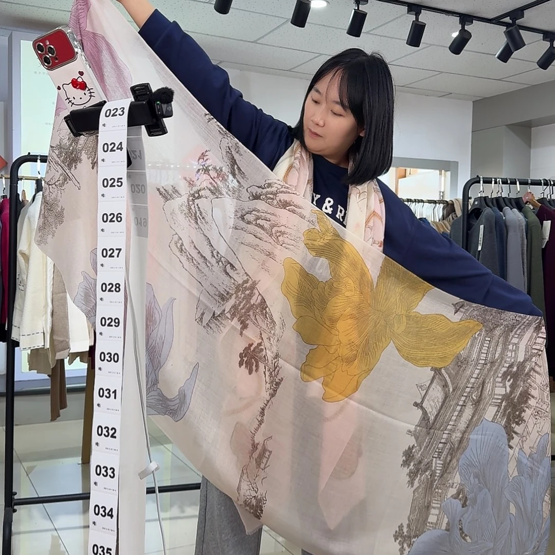 山羊绒纯羊绒保暖围巾019
