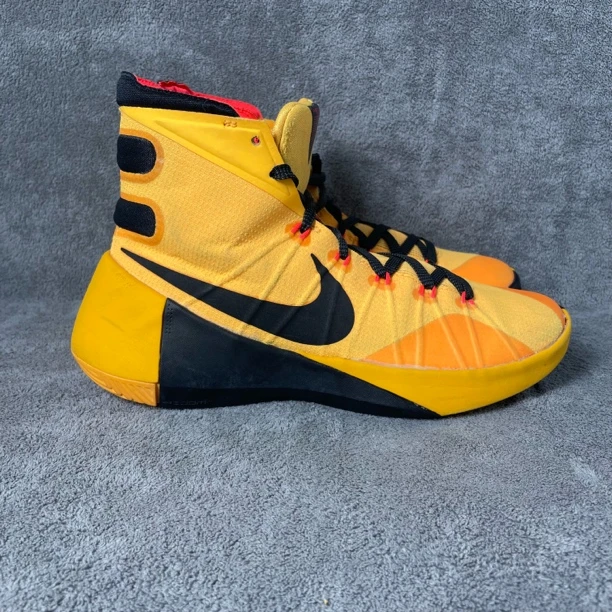 90新 NIKE/耐克 H 40码 hd2015 高帮篮球鞋 黄黑